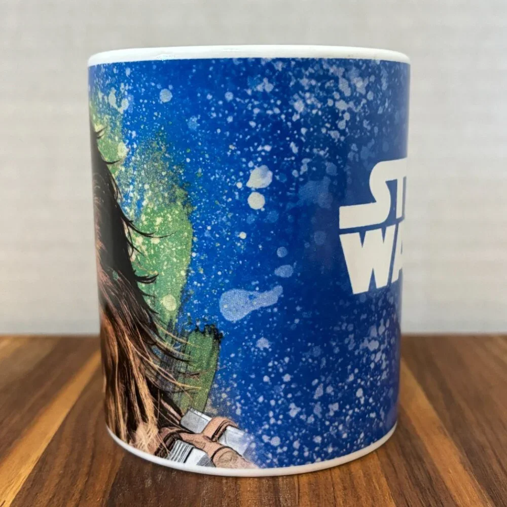 Star‎ Wars Chewbacca Coffee Mug 12oz Blue Galaxy Cup by Galerie Dishwasher Safe